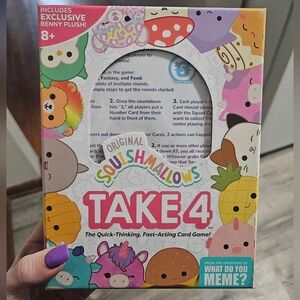 Squishmallows Take 4 Card Game